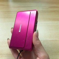 Sony Cyber-Shot DSC-TX9/TX9C 12.2MP CMOS Vintage Digital Camera - Pink