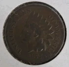 1877 KEY-DATE Indian Head Penny 1c, VG Very Good Condition Pulled From Storage
