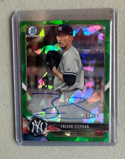 2018 Bowman Chrome Trevor Stephan Atomic Green Auto 97/99