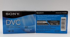 2 Sony Mini DV Premium DVC Blank Tape Video Cassette NEW SEALED