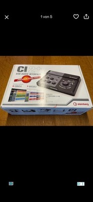 Steinberg CI2+ USB-Audioschnittstelle 2-Kanal MIDI I/O Phantom Kopfhörer