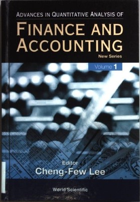 Advances in Quantitative Analysis of Finance and Accounting - New Series: Vol. 1