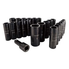 Craftsman 12-in Drive Saemetric Deep Impact Socket Set 23pc