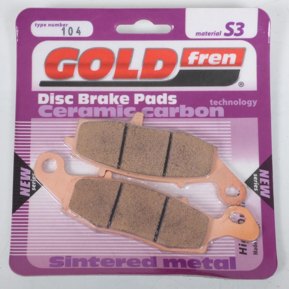 Plaquette de frein Gold Fren Suzuki 800 DR S pour vos voyages trails