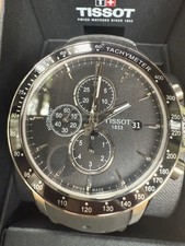 Tissot V8 - T106.427.16.051.00 Automatic Chronograph Black Dial Swiss Watch