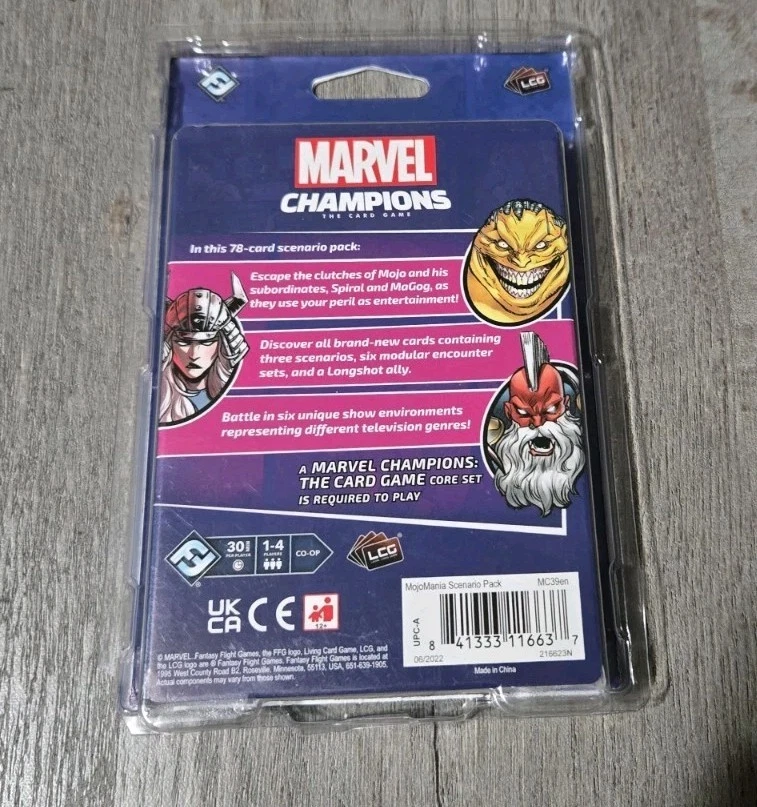 Marvel Champions LCG- Mojo Mania Scenario Pack Out Of Print NEW See Description - Image 3 of 3