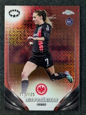 2023-24 Topps Chrome UEFA Women’s LARA PRASNIKAR 111/125 RC Rose Gold Mojo #61