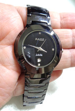 RADO JUBILE, Vintage, Black Ceramic Band, Diamond Markers, Women's Quartz Wristw