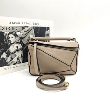 Loewe puzzle mini sand-colored handbag size 1...