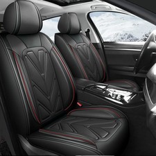 For Nissan Luxury Leather Car Seat Covers Full Set 5-seats Front Rear Protectors