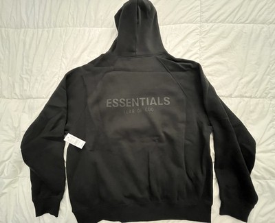 Essentials Fear of God Hoodie Black Size XL *Brand New*