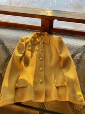 RARE Gianni Versace Couture RunWay Yellow Jacket Womens 38