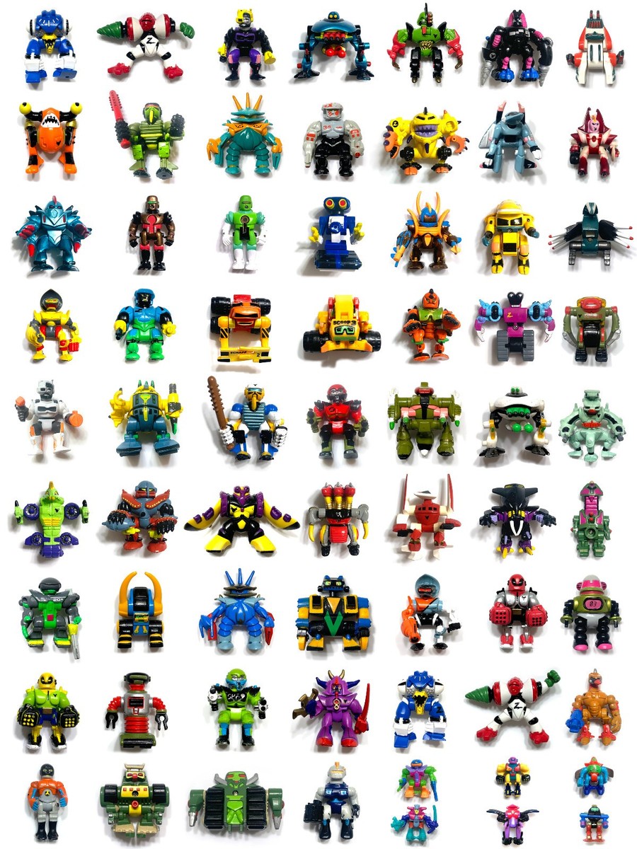 CHOOSE: Vintage Galoob LGTI Z-Bots Micro Machines 2 Inch ZBots