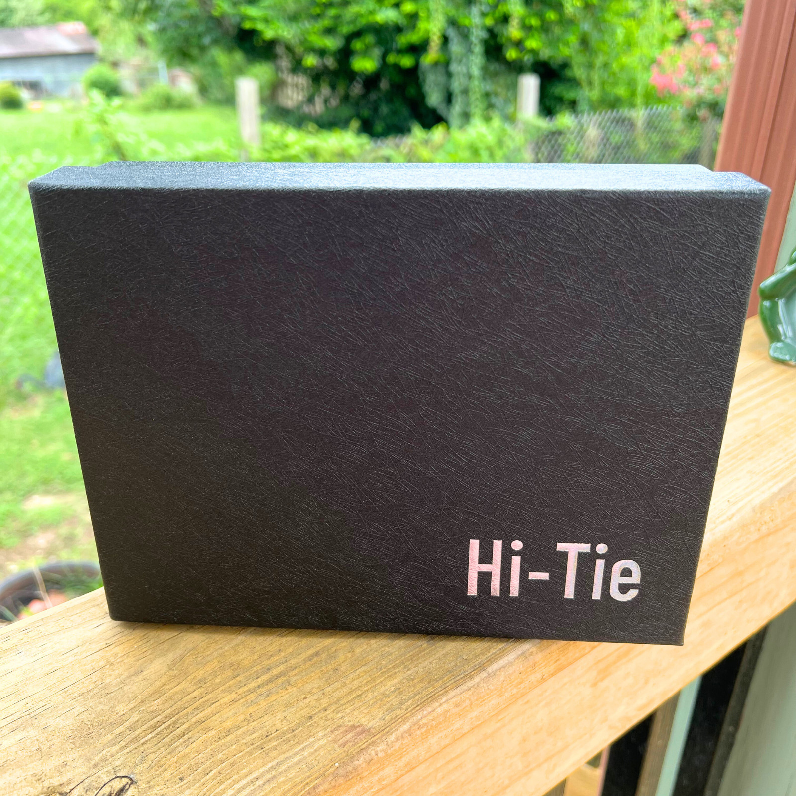 Christmas Ties Set 10pc Pocket Squares + Cufflinks Gold/Black/White  NWT Hi-Tie