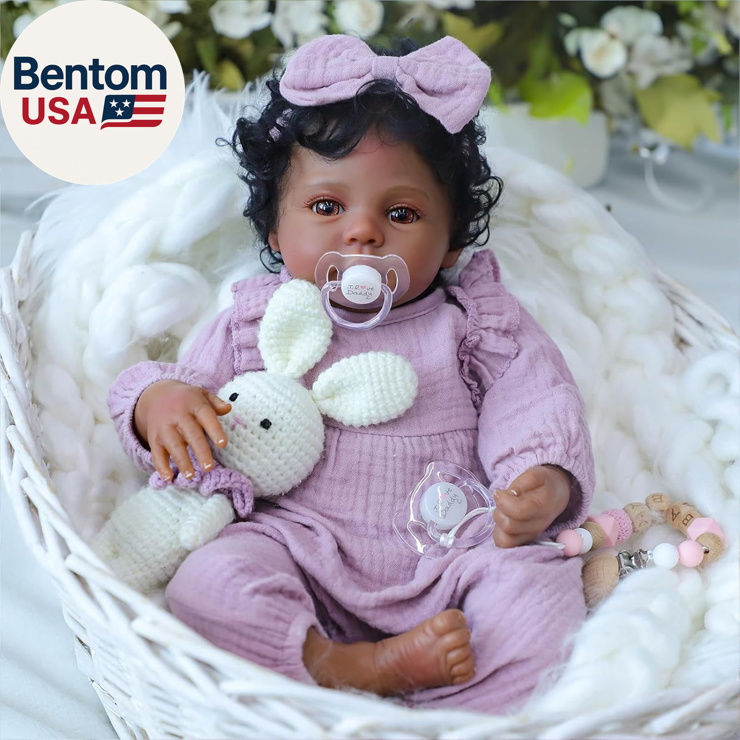 Black Girl &ndash; 18 Inch African American Newborn Doll,