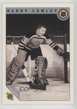 1991-92 Ultimate Original Six Blank Backed Promos Harry Lumley HOF 0q3