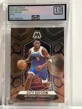 2023-24 Panini Mosaic Epic Performers Anthony Edwards #273 Green Mosaic Prizm