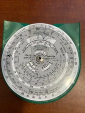 Vintage 1950s JEPPESEN SANDERSON Model CR-3 Flight Computer w/ case MCM