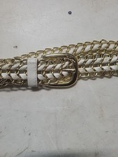 Vintage Chain With Leather Belt