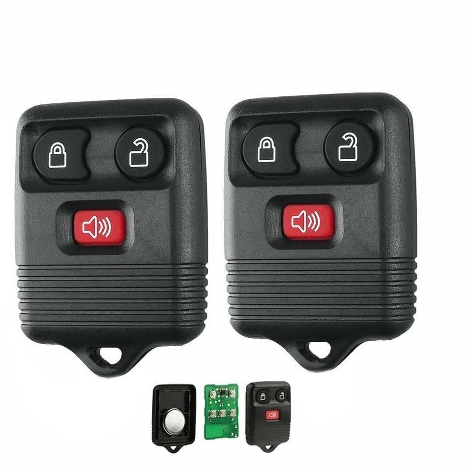 F250 Keyless Entry 2X Keyless Entry Car Remote Control Key Fob Transmitter Alarm For Ford ...