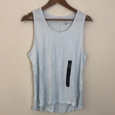 Banana Republic Factory tank top Light Blue super soft lightweight roomy SZ LG