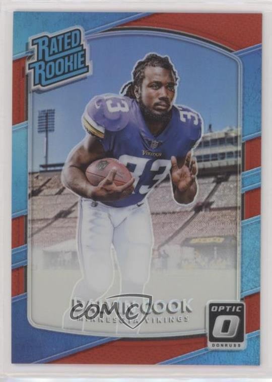 2017 Donruss Optic Rated Rookie Red Prizm 53/99 Dalvin Cook #193 0d6s