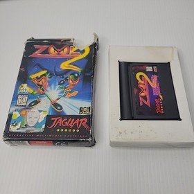 Zool 2 (Atari Jaguar, 1995) Cartridge And Damaged Box