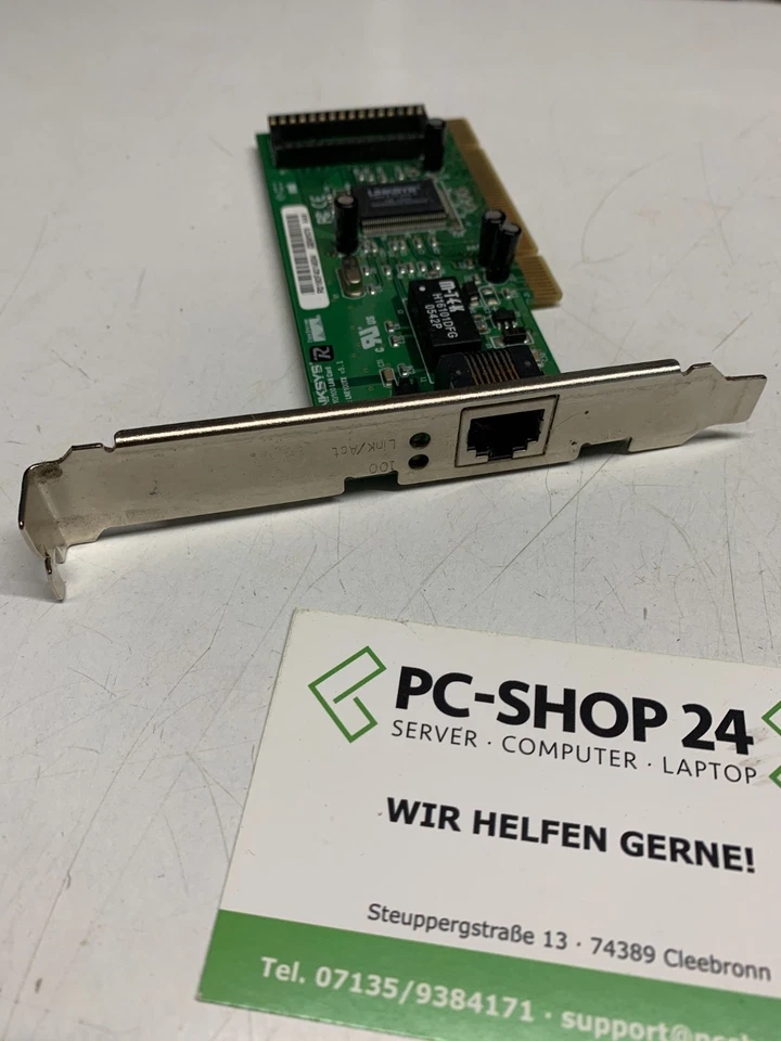 Linksys EtherFast LNE100TX v5.1 PCI Netzwerkarte LAN RJ45 10/100 Mbit - Bild 3 von 3