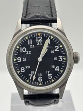 Benrath x Beams Hand-Wound Watch GG-W-113 Reprint Black Dial Good Condition