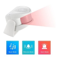 Wireless Guest Welcome Chime Alarm Door Bell PIR Motion Sensor for Shop Entry Co