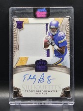 2014 Panini Crown Royale Teddy Bridgewater Rookie Silhouettes RPA Prime /25