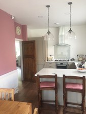 Kitchen shaker Style Light sage green used Good Condition