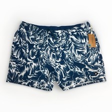 Sperry Men  s Swim Trunks Size XL Blue Floral Lined Board Shorts NWT