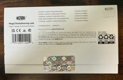 Magic The Gathering Sealed Secret Lair Dan Frazier's Mox Box Foil