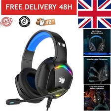 Casque gaming IMYB A36 bleu filaire supra-auriculaire micro PC PS5 Xbox