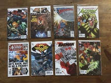 LOT of  8 NEW AC and DC Comics- Years 2006, 2007, 2008