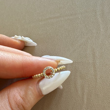 Anillo de Oro 14K   Talla 8   Elegante y deli...