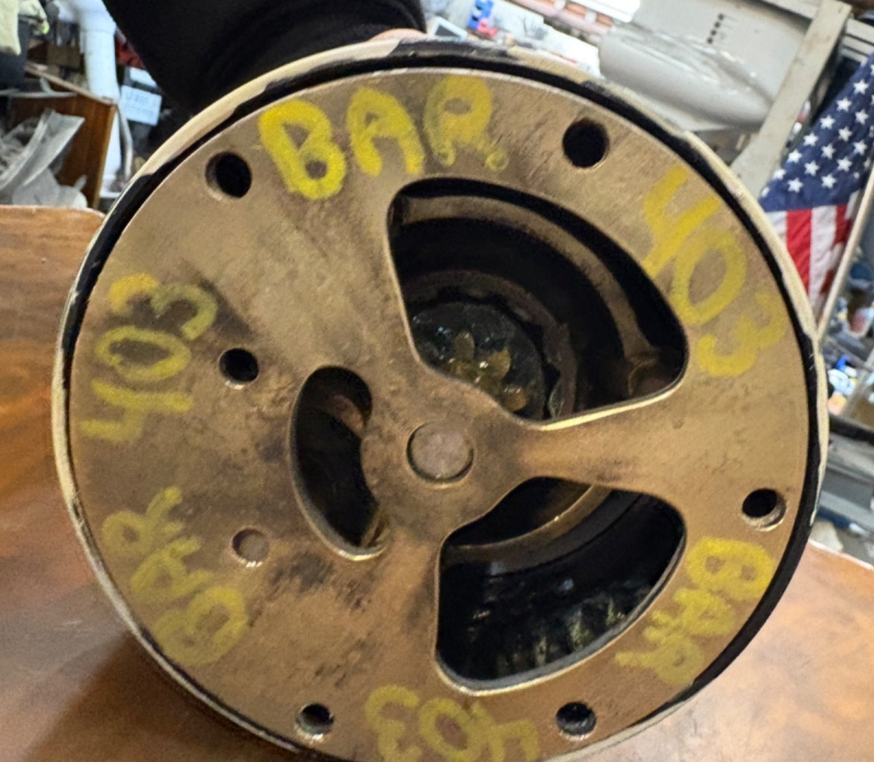 BARIENT 21SPD WINCH GREY ANODIZED W/ WINCHER BASE DIA 5.25"(133MM)...