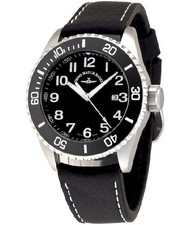 Zeno-Watch Orologio Uomo Diver Ceramic Quartz Black 6492-515Q-a1-1