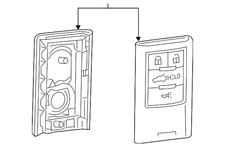 Genuine GM Remote Control Door Lock and Theft Deterrent Transmitter 23465951