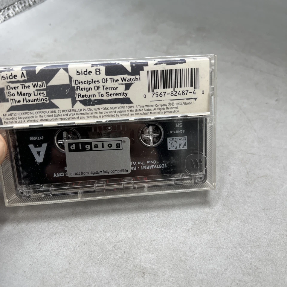 TESTAMENT - Return To The Apocalyptic City - Cassette Tape Album *Playtested* - Image 4 of 4