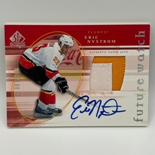 2005-06 SP Authentic Limited Auto Patches Eric Nystrom #141 /100 RPA
