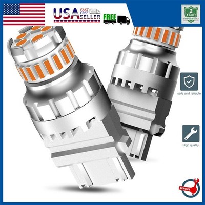 AUXITO 3157 3156 Amber yellow LED Turn Signal Parking Light Bulb Error Free EXF