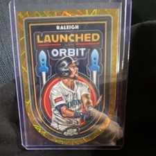 Topps 2025 Cosmic Chrome Cal Raleigh Launched Into Orbit LIO-25 Baseball