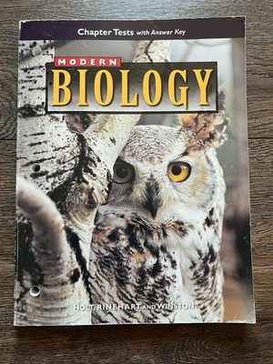 Modern Biology (Chapter Test with Answer Keys)