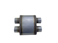 Xtreme Stainless Steel Performance Muffler - 2.5 Dualdual - 7 Body