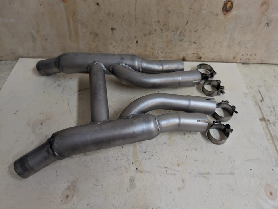 TOP Yamaha XJ900 4BB Edelstahl  Auspuffsammler Sammler Collector Exhaust - Bild 2 von 4