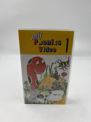 Jolly Phonics Video 1 VHS Tape Teaches Reading and Writing Jolly Learning PAL