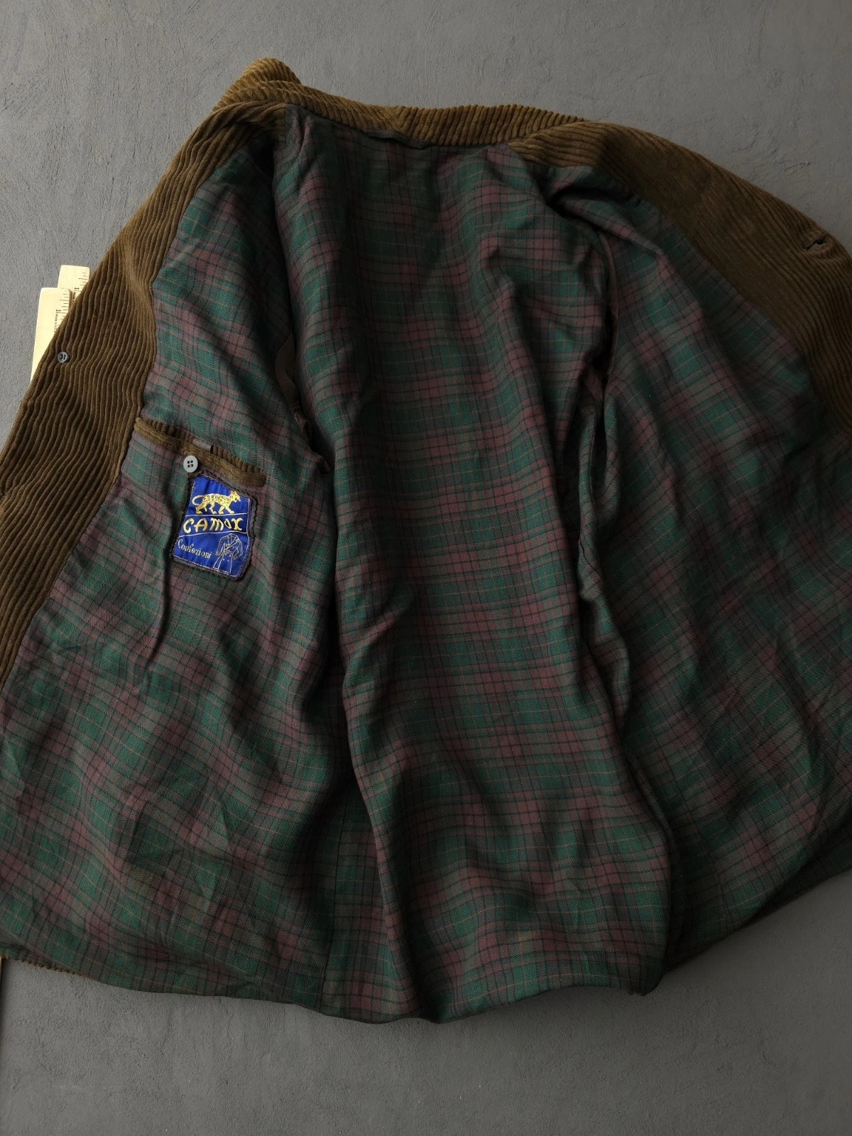 Vintage 1960s Camox Confezioni Brown Corduroy Barnstormer Work Jacket Men's L - product detail image 6