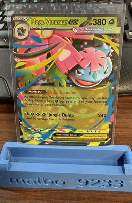Pokemon Mega Venusaur ex 013 Black Star Promo Mega Evolution Promo Holo